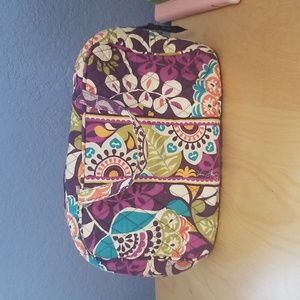 Vera Bradley Grand Cosmetic in Plum Crazy